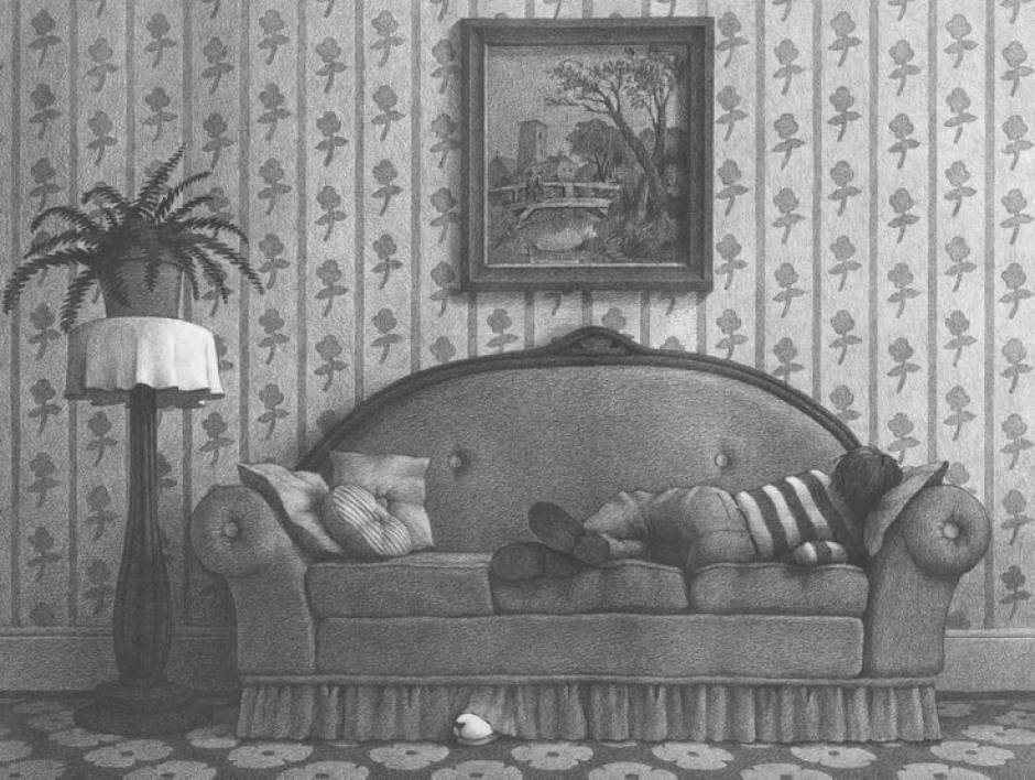 Imagen ilustración Chris Van Allsburg